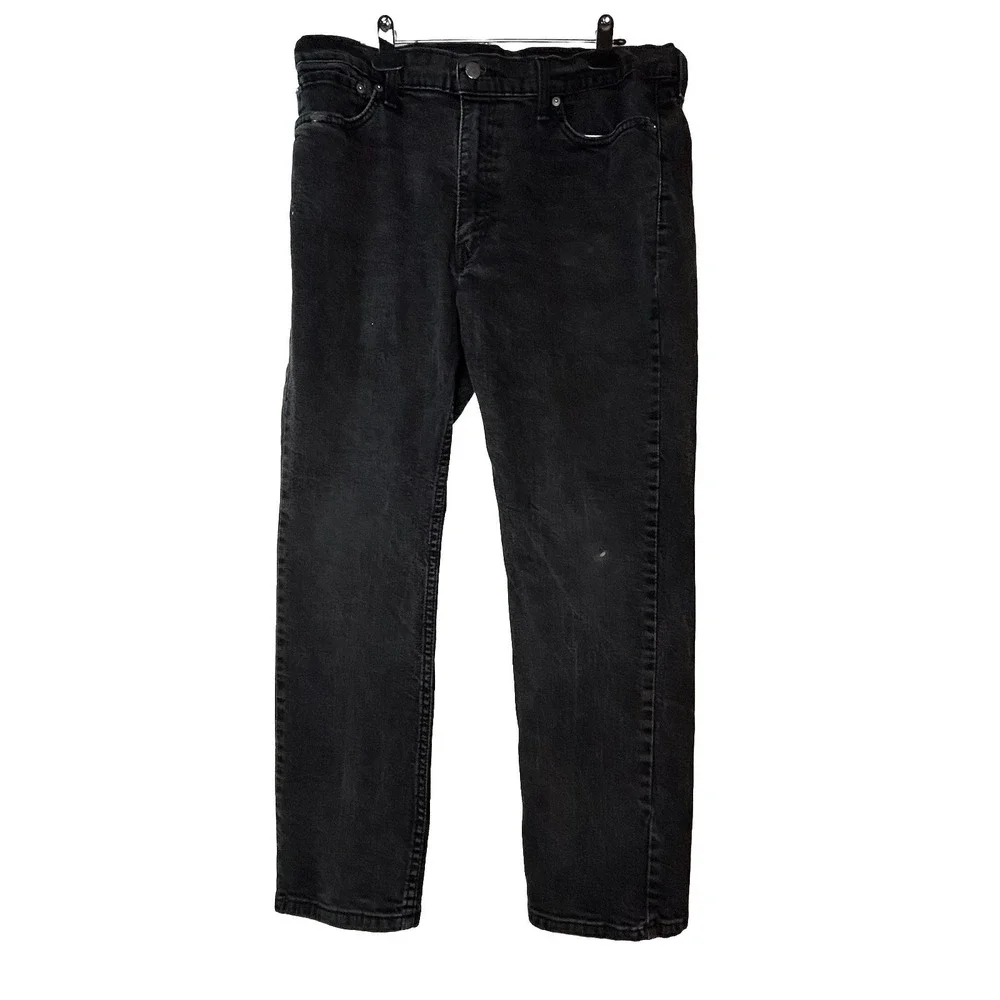 Levi's 502 Denim Black Jeans 38X30 Mens